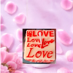 Rocky�s CANDLE Love feliratú szerelmes gyertya valentin napra - otthon & életmód - gyertya, illat, aroma - mécses és mécsestartó - Meska.hu