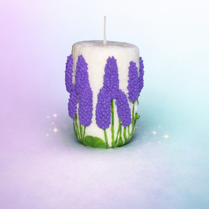 Levendulás kézműves gyertya � ajándék Anyák napjára - Meska.hu