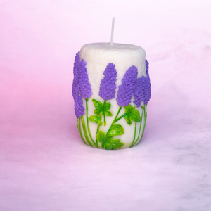 Levendulás kézműves gyertya � ajándék Anyák napjára - otthon & életmód - gyertya, illat, aroma - mécses és mécsestartó - Meska.hu