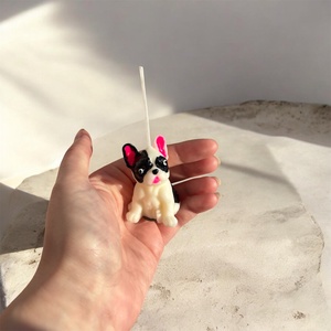 Rocky�s CANDLE Francia bulldog gyertya - Meska.hu