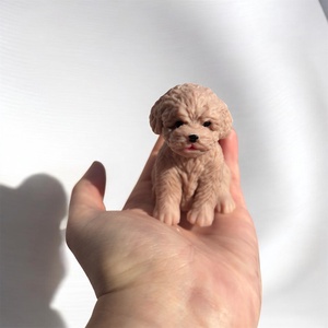 Rocky�s CANDLE bézs kiskutya gyertya - Meska.hu