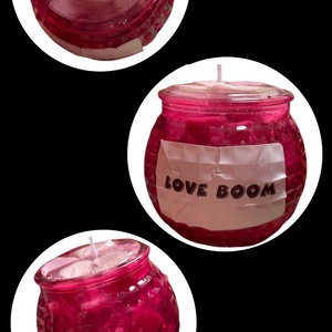Rocky�s CANDLE Love Boom � Különleges Szív-Díszítésű Illatgyertya - Meska.hu