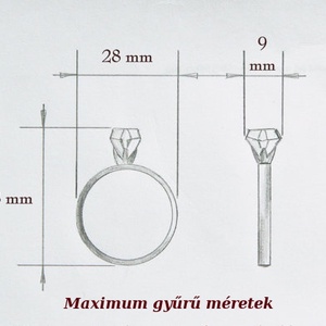 Gyűrűtartó doboz - Anais - esküvő - kiegészítők - gyűrűtartó & gyűrűpárna - Meska.hu