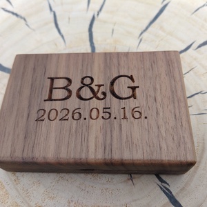 Gyűrűtartó doboz esküvőre_ Clarisse - Meska.hu