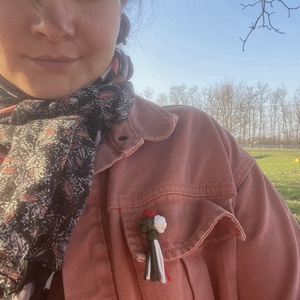 Kokárda kitűző Magyar - Meska.hu