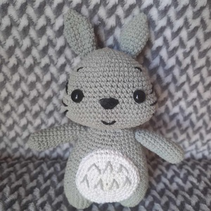 Horgolt Totoro nyuszicica - Meska.hu