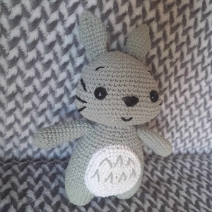 Horgolt Totoro nyuszicica - játék & sport - plüssállat & játékfigura - más figura - Meska.hu