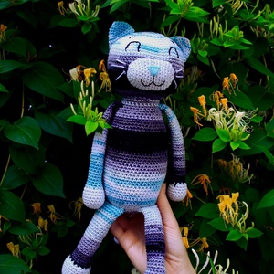 Horgolt cica - Meska.hu