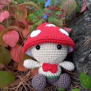 Horgolt gomba - Meska.hu