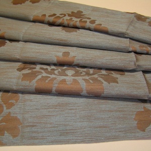 Türkiz - bronzbarna  textil - kellékek & szerszámok - méteráru - selyem - Meska.hu