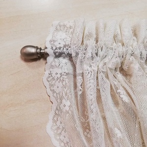 Kétoldalra kiköthető vintage stílusú konyhai vagy szobai függöny ekrü színben - otthon & életmód - lakástextil - függöny és kiegészítő - függöny - Meska.hu