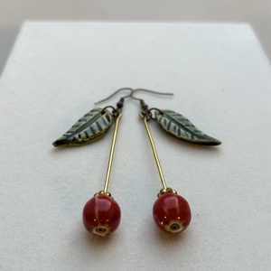 Cherry  fülbevaló / nikkelmentes  - ékszer - fülbevaló - lógó fülbevaló - Meska.hu