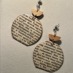 I love cats fülbevaló - ékszer - fülbevaló - lógós kerek fülbevaló - Meska.hu