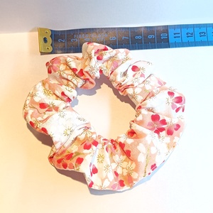 Sakura scrunchie csomag, 3 db japán stílusú pamut hajgumi  - ruha & divat - hajdísz & hajcsat - hajgumi - Meska.hu