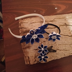 Kanzashi hajpánt - ruha & divat - hajdísz & hajcsat - hajcsat & hajtű - Meska.hu