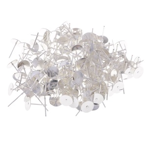 FÜLBEVALÓ STIFT 8 MM, 100 DB - kellékek & szerszámok - ékszerkellék - fülbevaló alap - Meska.hu