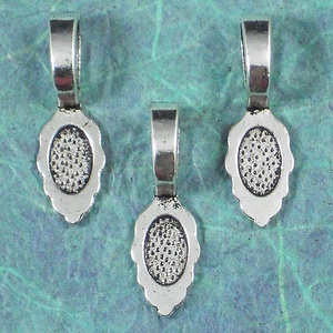 ragasztható medálalap 26x8 mm, 20 db - kellékek & szerszámok - ékszerkellék - medáltartó, medálkapocs - Meska.hu
