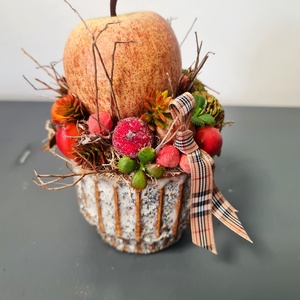 Cuki almás őszi dísz - Meska.hu