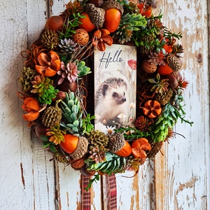 Őszi ajtódísz sünivel - otthon & életmód - dekoráció - ajtó- és ablak dekoráció - ajtódísz & kopogtató - Meska.hu Őszi ajtódísz sünivel - otthon & életmód - dekoráció - ajtó- és ablak dekoráció - ajtódísz & kopogtató - Meska.hu