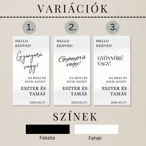 Esküvő Tükör Felirat, Esküvői Tükör Matrica, Hello Kedves Matrica, Gyönyörű Vagy Matrica, Tükör Matrica, Esküvői Felirat - esküvő - dekoráció - tábla & jelzés - Meska.hu