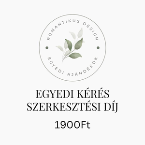 Szerkesztési díj - Egyedi rendelés, kérés, Esküvő, Dekoráció, Tábla & Jelzés, Fotó, grafika, rajz, illusztráció, MESKA