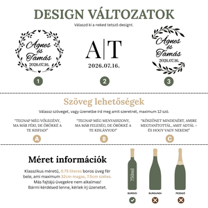 Egyedi Szülőköszöntő boros doboz, Ajándék szülőknek, Fa boros doboz, Szülőköszöntő bortartó, Feliratozott fa boros doboz - esküvő - emlék & ajándék - szülőköszöntő ajándék - Meska.hu