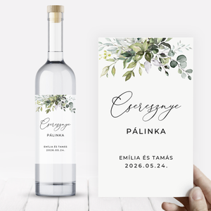 Pálinkás Esküvői Címke, Pálinkás Üvegcímke, Esküvői Pálinkás Matrica, Pálinka Címke, Pálinkás Címke, Köszönő Címke - esküvő - dekoráció - tálalás - Meska.hu