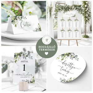 Esküvői Menü, Eskűvő Étlap, Étlap, Menü, Esküvő Vacsora, Esküvői Asztal - esküvő - meghívó & kártya - menü - Meska.hu