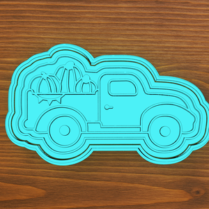 Halloweeni tökös teherautó sütikiszúró , Otthon & Életmód, Dekoráció, Halloween, Halloweeni sütikiszúrók, Mindenmás, MESKA