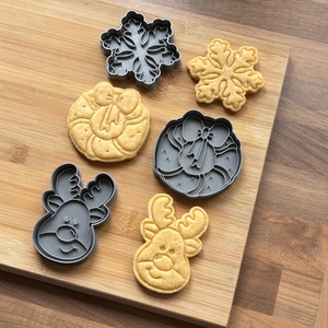 Karácsonyi sütikiszúró 4. szett  - karácsony - karácsonyi sütés-főzés - Meska.hu