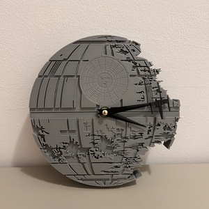 Star Wars (Halálcsillag) stílusú falióra  - otthon & életmód - dekoráció - fali és függő dekoráció - falióra & óra - Meska.hu