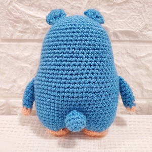 Horgolt lemming - játék & sport - plüssállat & játékfigura - más figura - Meska.hu