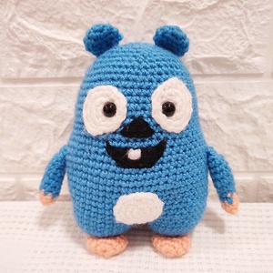 Horgolt lemming - Meska.hu