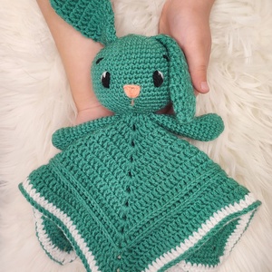 Egyedi nyuszis szundikendő plüss  - Meska.hu