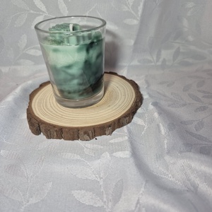 Üveges gyertya - otthon & életmód - gyertya, illat, aroma - illatviasz - Meska.hu