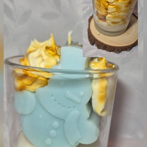 Figurás  üveges  gyertyák - Meska.hu