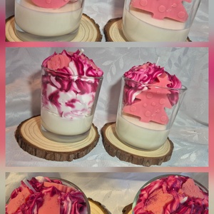 Figurás  üveges  gyertyák - otthon & életmód - gyertya, illat, aroma - gyertya - Meska.hu