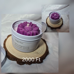 Fémtégelyes gyertya, Otthon & Életmód, Gyertya, illat, aroma, Gyertya, Gyertya-, mécseskészítés, MESKA