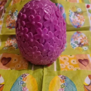 Húsvéti díszgyertya - ünnepi díszek, dekorációk - húsvéti díszek és dekorációk - húsvéti gyertya - Meska.hu