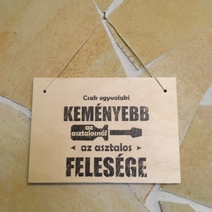 Asztalos fa tábla - otthon & életmód - dekoráció - Meska.hu