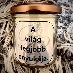 A világ legjobb anyukája., Otthon & Életmód, Gyertya, illat, aroma, Gyertya, Gyertya-, mécseskészítés, MESKA