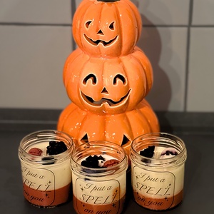 Mini halloween  - otthon & életmód - gyertya, illat, aroma - gyertya - Meska.hu