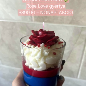 Rose Love � Nőnapi ajándék szójaviasz gyertya - Meska.hu