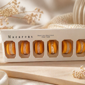Macaron Illatbox � RoseCandles - otthon & életmód - gyertya, illat, aroma - illatviasz - Meska.hu