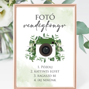 GREENERY4 ültetési rend - esküvő - meghívó & kártya - ültetési rend - Meska.hu