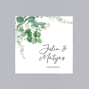 EUCALYPTUS esküvői meghívó - Meska.hu