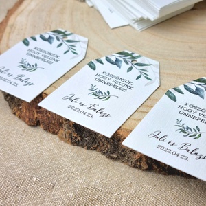 GREENERY kísérőkártya - esküvő - meghívó & kártya - meghívó - Meska.hu