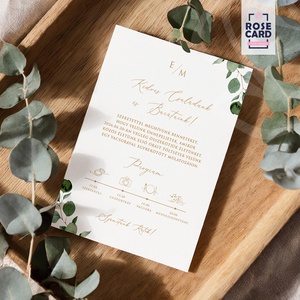 EUCALYPTUS esküvői meghívó - esküvő - meghívó & kártya - meghívó - Meska.hu EUCALYPTUS esküvői meghívó - esküvő - meghívó & kártya - meghívó - Meska.hu