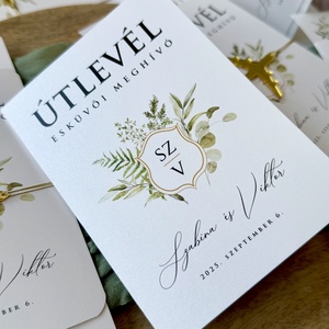 ÚTLEVÉL esküvői meghívó - esküvő - meghívó & kártya - meghívó - Meska.hu