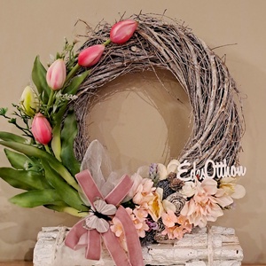 Tavaszi kopogtató - Meska.hu